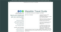 Desktop Screenshot of mazatlantoday.net